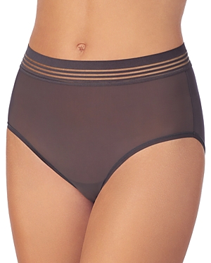 Le Mystere Second Skin Brief In Charcoal Gray