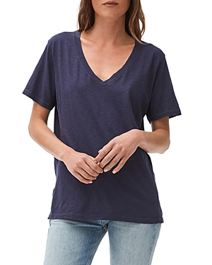 Michael Stars Kayla Soft V Neck Tee - Admiral In Admiral