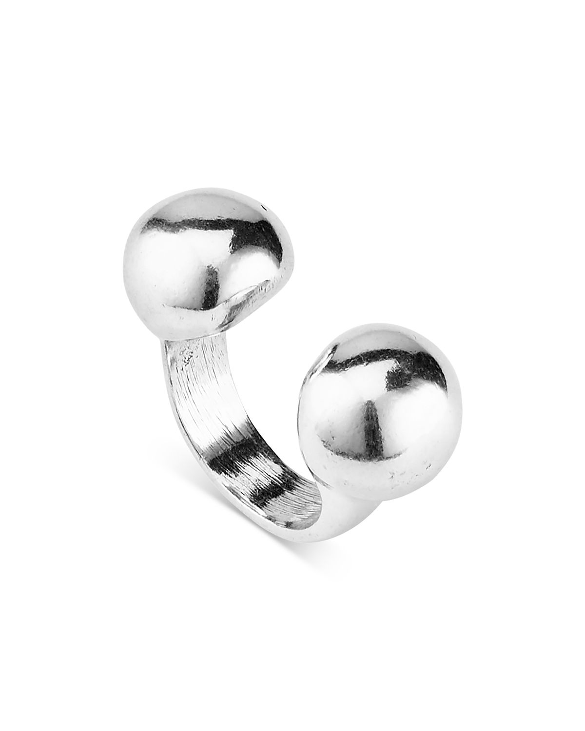 UNOde50 Open Ring with Two Beads