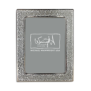 Shop Michael Wainwright Panthera Platinum 5 X 7 Picture Frame In Grey