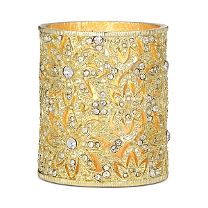 Olivia Riegel Windsor Tea Light Holder In Gold/celedon