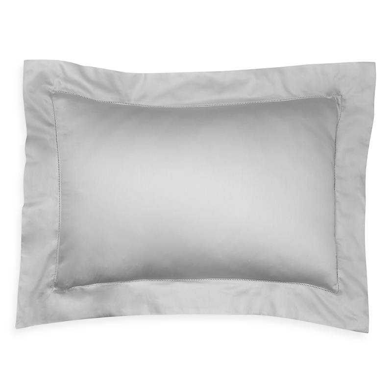 Frette Single Ajour Standard Sham In Gray Cliff