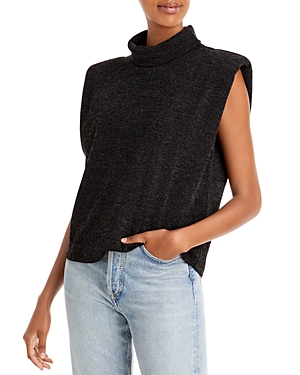 AQUA KNIT TURTLENECK MUSCLE TEE - 100% EXCLUSIVE YCG7049