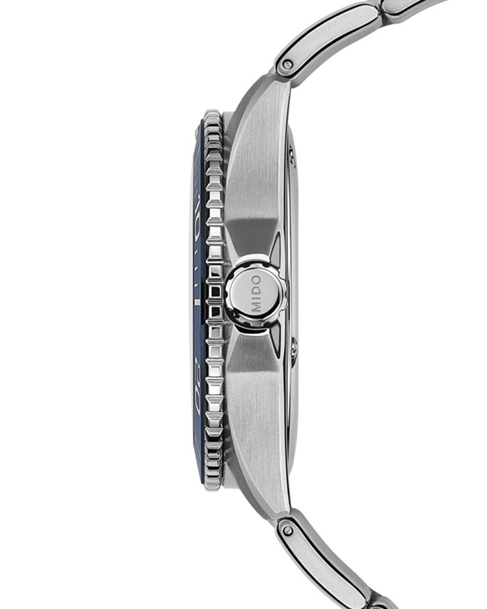 Shop Mido Ocean Star 200c Caliber 80 Watch, 42.5 Mm In Grey/silver
