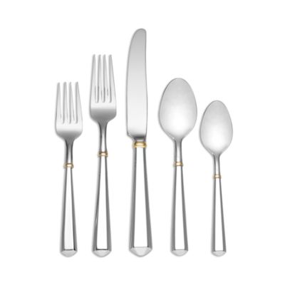 kate spade new york Todd Hill Gold 5 Piece Flatware Set
