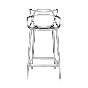 Shop Kartell Masters Counter Stool In Chrome