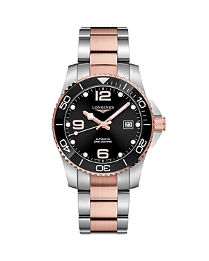 Shop Longines Hydroconquest Watch, 41mm In Black/two Tone