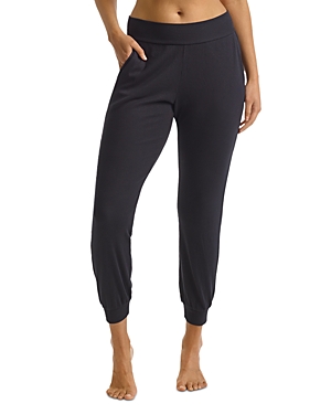 Commando Luxury Ribbed Stretch Modal And Pima Cotton-blend Track Pants In Black