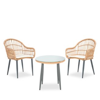 Safavieh Berlen 3-Piece Outdoor Lounger Set | Bloomingdale's