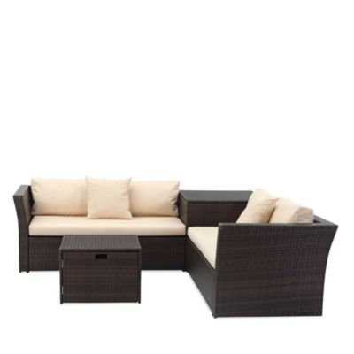 Welch Outdoor Living Sectional Set with Storage
