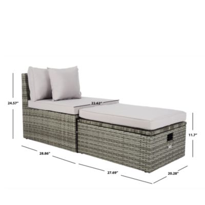 Pramla Outdoor Sette with Ottoman