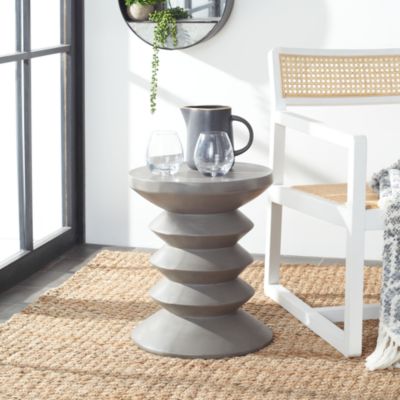 Benaya Outdoor Concrete Accent Table