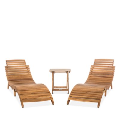 Pacifica 3 Piece Outdoor Lounge Set