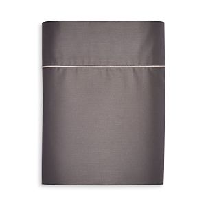 Hudson Park Collection 500tc Sateen Wrinkle-resistant Queen Flat Sheet - 100% Exclusive In Charcoal