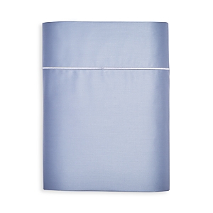 Hudson Park Collection 500tc Sateen Wrinkle-resistant Queen Flat Sheet - 100% Exclusive In Slate Blue