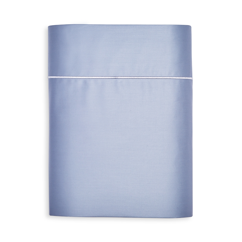 Hudson Park Collection 500tc Sateen Wrinkle-resistant King Flat Sheet - Exclusive In Slate Blue
