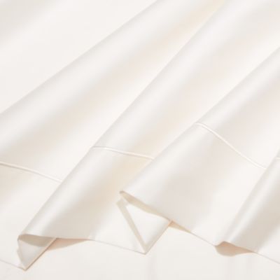 500TC Sateen Wrinkle-Resistant Extra Deep Flat Sheet, Queen - Exclusive