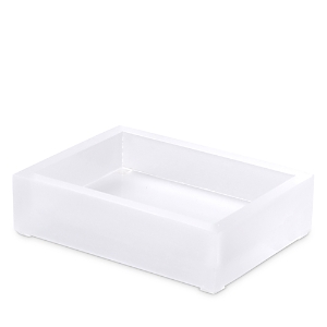 Mike And Ally Frost Sky Soap Dish In Frosted White