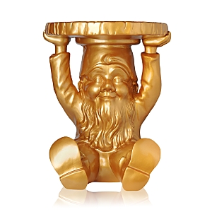 Shop Kartell Attila Gnome Stool/side Table In Gold
