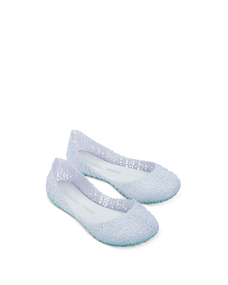 Mini Melissa Girls' Campana Papel Flats - Toddler, Little Kid, Big Kid