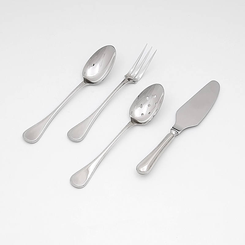 Couzon Le Perle 4-piece Hostess Set In Stainless Steel