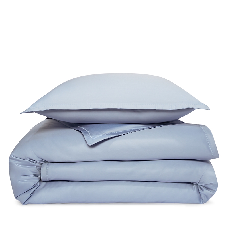 Sky 500tc Sateen Wrinkle Resistant Duvet Cover Set, King In Coast Blue