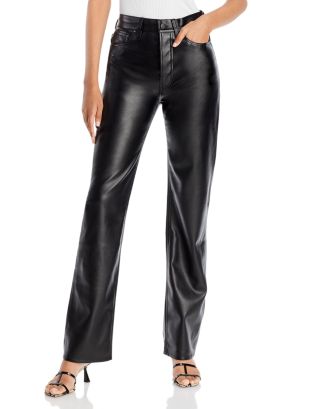 Anine Bing Kat Faux Leather Pants | Bloomingdale's