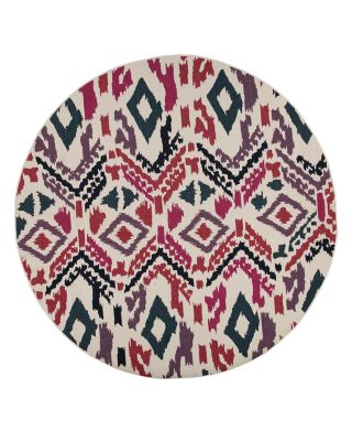 Kaleen Bitki BTK02 Round Area Rug, 7'10 x 7'10