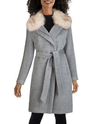 cole haan women's wool coat