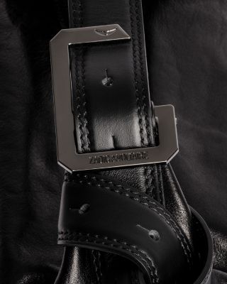 Le Cecilia Smooth Leather Shoulder Bag