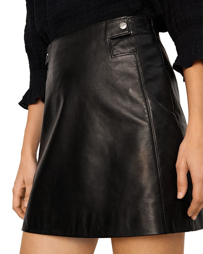 ba&sh Hyael Leather Skirt | Bloomingdale's
