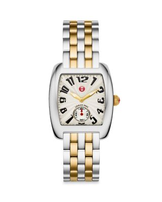 MICHELE Urban Mini Two Tone Stainless Steel 18K Gold Watch 29mm