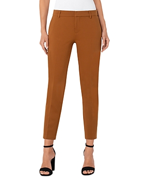 Liverpool Los Angeles Liverpool Slim-leg Pants In Walnut Brown