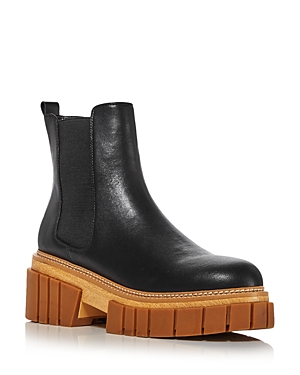 AQUA WOMEN'S CASEY PULL ON COMBAT BOOTS - 100% EXCLUSIVE AQ-CASEY