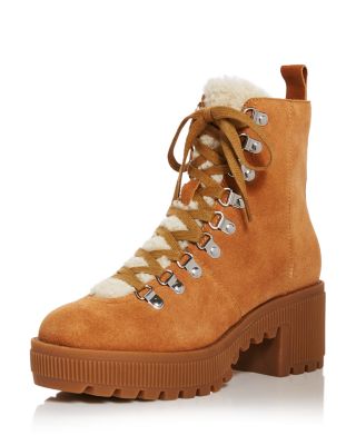 lined combat boots