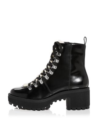 combat boots with heel