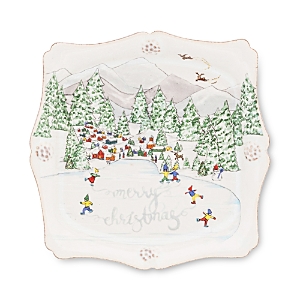 Juliska Berry And Thread North Pole Merry Christmas Trinket Tray In Multi