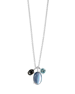 IPPOLITA STERLING SILVER ROCK CANDY THREE STONE PENDANT NECKLACE, 16-18,SN1785BLUNOTTE