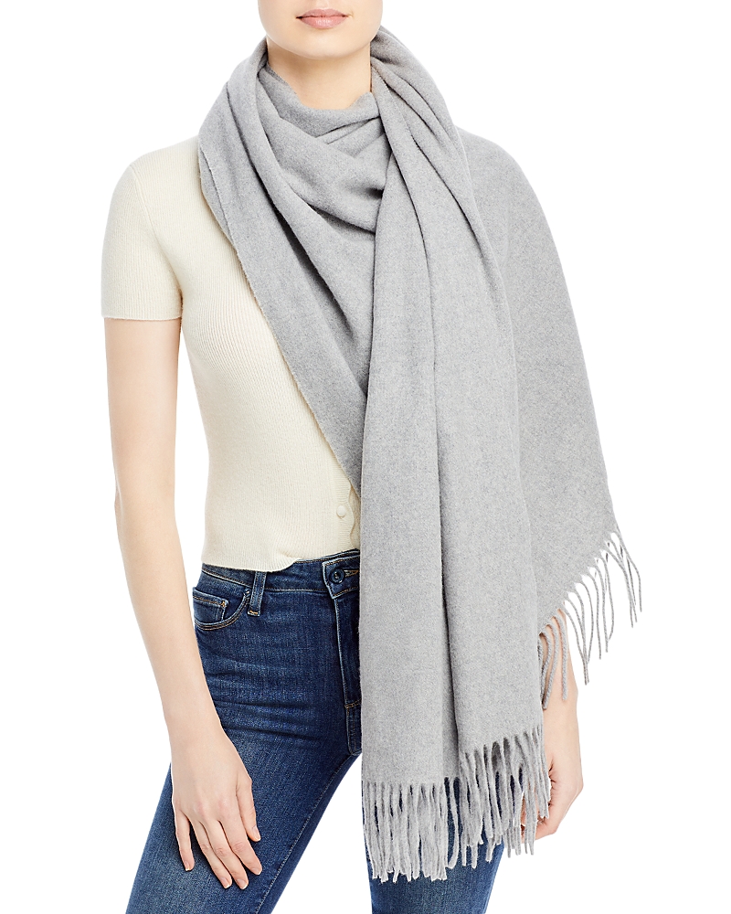 Rag & Bone Addison Recycled Wool Scarf In Gray