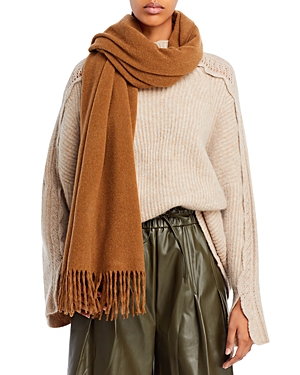 Rag & Bone Addison Recycled Wool Scarf In Bronze