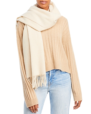 Rag & Bone Addison Recycled Wool Scarf In Oatmeal