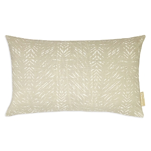 Noho Home Batik Lumbar Pillowcase, 12 X 20 In Ivory