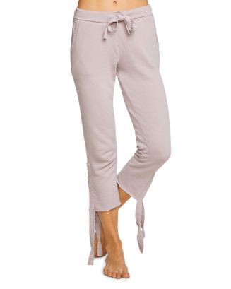 CHASER Cropped Tie Jogger Pants | Bloomingdale's
