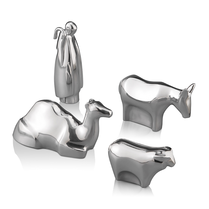 Nambe 4 Piece Shepherd & Animals Set
