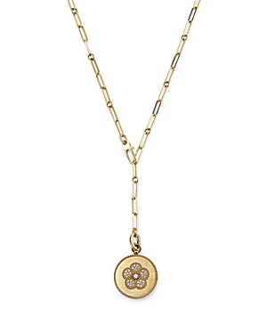 Roberto Coin 18k Yellow Gold Daisy Diamond Pendant Necklace, 19 - 100% Exclusive