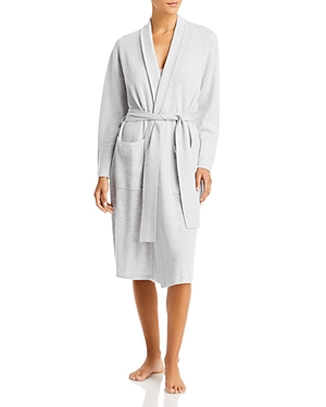 Arlotta Cashmere Blend Short Robe - 100% Exclusive In Pearl Heather