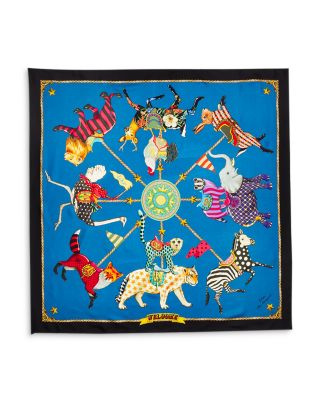 Echo - Animal Menagerie Silk Square Scarf