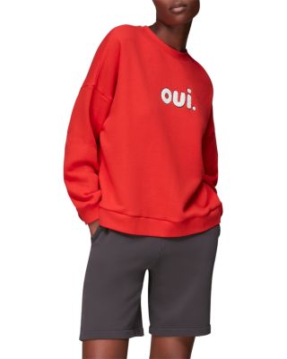 whistles red sweatshirt