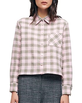 Maje Women's Button Down Shirts & Tops - Bloomingdale's