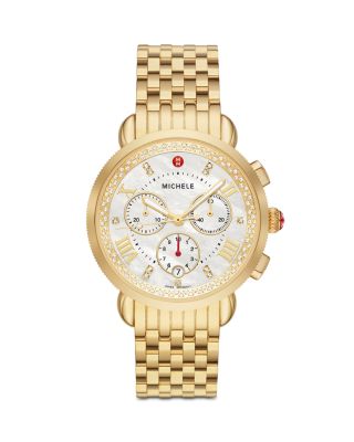 MICHELE - Sport Sail Diamond Chronograph, 38mm